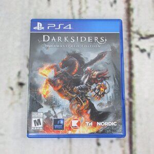 PS4 Darksiders Warmastered Edition (Playstation 2016) Video Game and Case